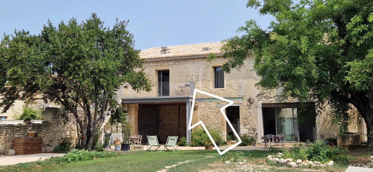 Appartement Dans Un Mas Provencal Renove Saint-Hilaire-dʼOzilhan Eksteriør billede
